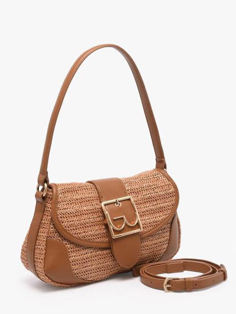 Schoudertas Curiosity Papier By byblos Bruin curiosity BS89B04 ander zicht 2